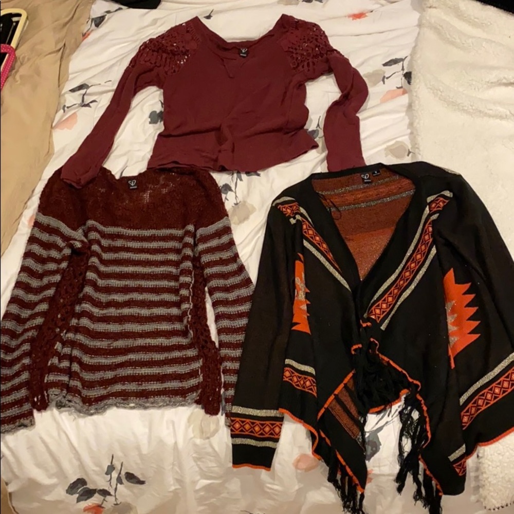 2 cozy sweaters and cardigan!